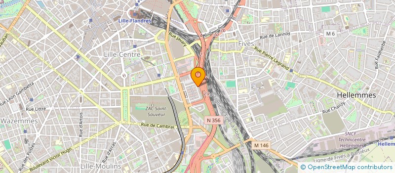 localisation de l'entreprise DILIGENTIA AUDIT à LILLE
