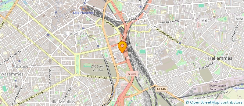 localisation de l'entreprise DILIGENTIA - DILLIES & ASSOCIES SOCIETE D'EXPERTISE COMPTABLE à LILLE