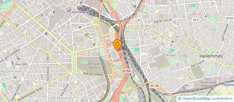 localisation de l'entreprise DILIGENTIA DUFOUR & ASSOCIES à LILLE