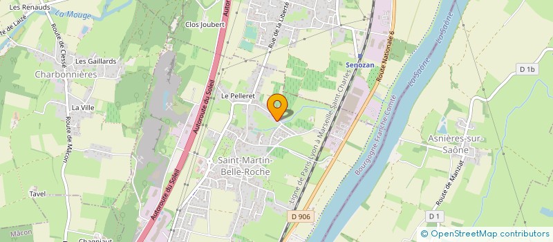 localisation de l'entreprise DILIGITIS  SAINT-MARTIN-BELLE-ROCHE