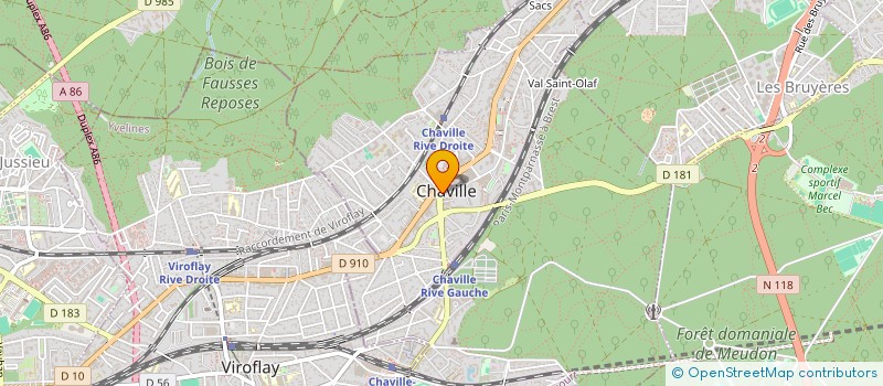 localisation de l'entreprise DILIJANS à CHAVILLE