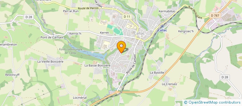 localisation de l'entreprise DILING GILING  CALLAC