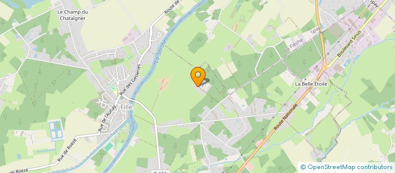 localisation de l'entreprise DILIPAT  GUECELARD