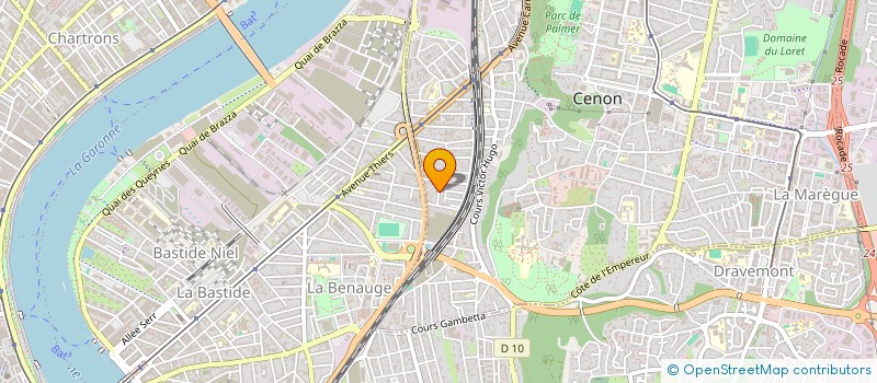 localisation de l'entreprise DILIPI  CENON