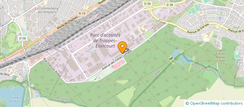 localisation de l'entreprise DILITRANS  GUYANCOURT