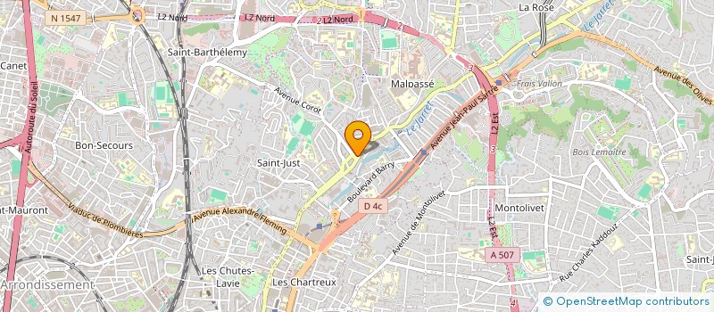 localisation de l'entreprise DILLEN TRANSPORT à MARSEILLE