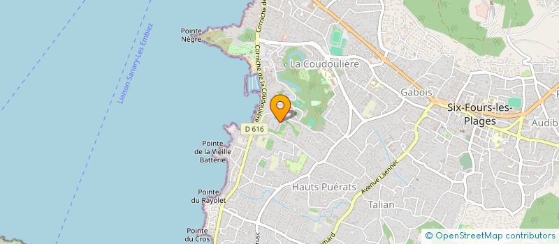 localisation de l'entreprise DILLIES-DUMARCHE à SIX-FOURS-LES-PLAGES