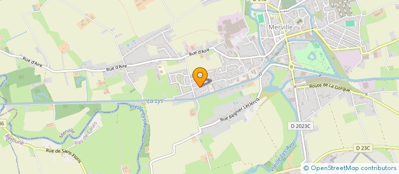 localisation de l'entreprise DILLIES TOITURE  MERVILLE