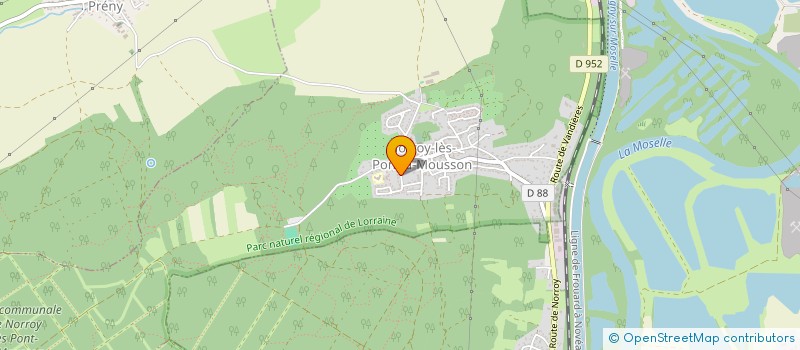 localisation de l'entreprise DILMI  NORROY-LES-PONT-A-MOUSSON