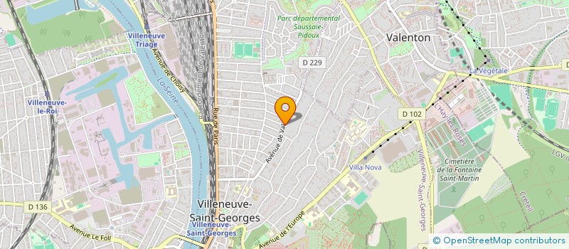 localisation de l'entreprise DILMIR  VILLENEUVE-SAINT-GEORGES