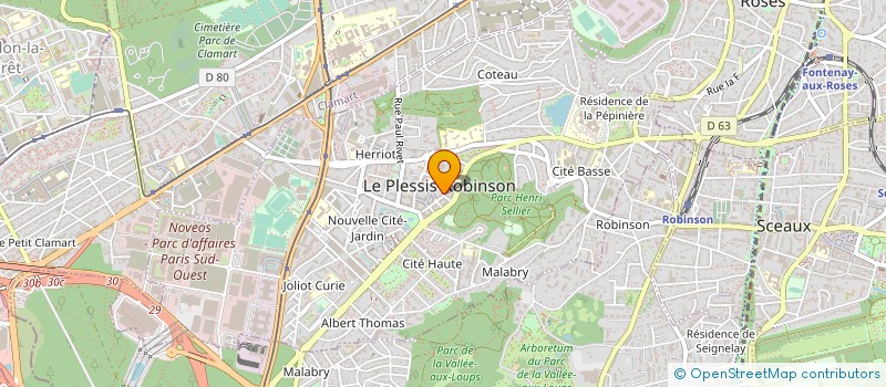 localisation de l'entreprise DILMOONTECH à LE PLESSIS-ROBINSON