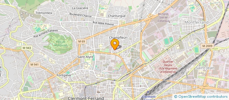 localisation de l'entreprise DILNA  CLERMONT-FERRAND