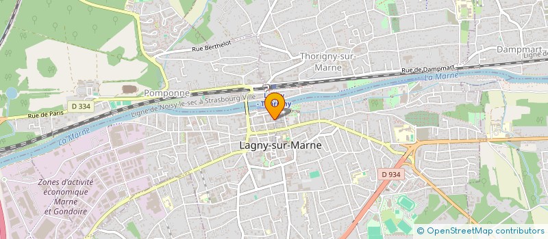 localisation de l'entreprise DILO  LAGNY-SUR-MARNE