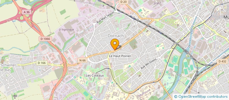 localisation de l'entreprise DILODE  MULHOUSE