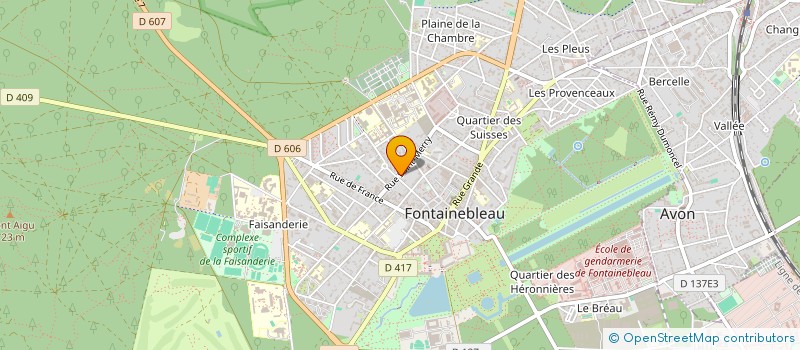 localisation de l'entreprise DILOE CONSEIL à FONTAINEBLEAU