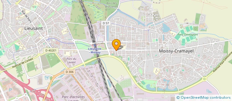 localisation de l'entreprise DILOGIS à MOISSY-CRAMAYEL