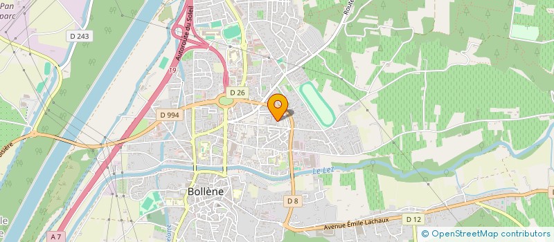 localisation de l'entreprise DILOM CONSTRUCTION à BOLLENE