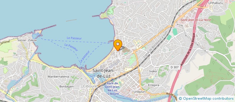 localisation de l'entreprise DILOO à SAINT-JEAN-DE-LUZ