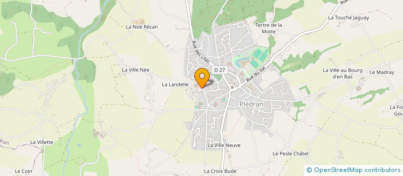 localisation de l'entreprise DILOUANN  PLEDRAN