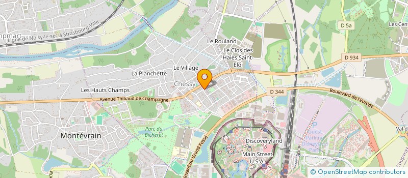 localisation de l'entreprise DILS  CHESSY