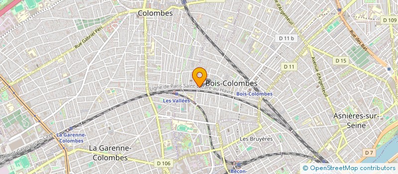 localisation de l'entreprise DILSHON à BOIS-COLOMBES