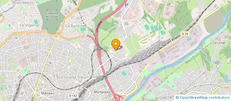 localisation de l'entreprise DILUMAMAT à LIMOGES