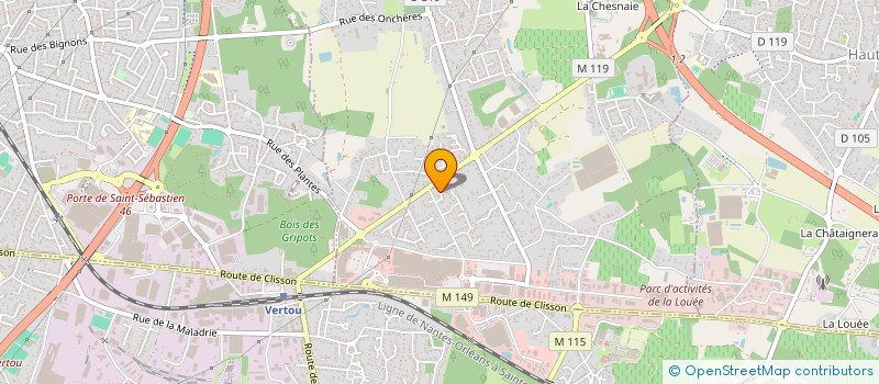 localisation de l'entreprise DILUVIAL à BASSE-GOULAINE
