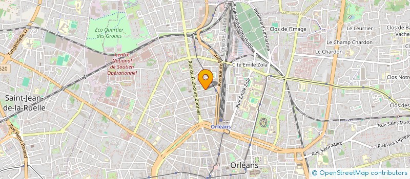 localisation de l'entreprise DILUVIENNE à ORLEANS