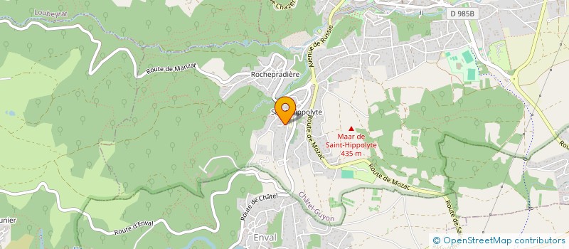 localisation de l'entreprise DILWIN08 à CHATEL-GUYON