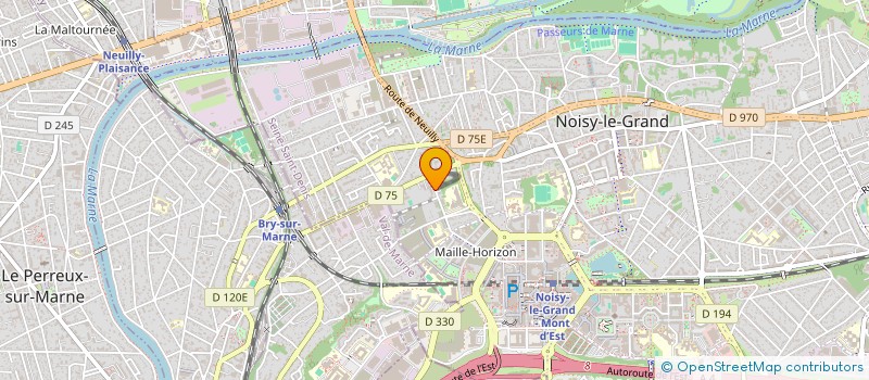 localisation de l'entreprise DILY à NOISY-LE-GRAND