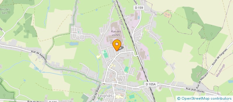 localisation de l'entreprise DILYAM  FEIGNIES