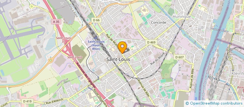 localisation de l'entreprise DIM 3 F à SAINT-LOUIS