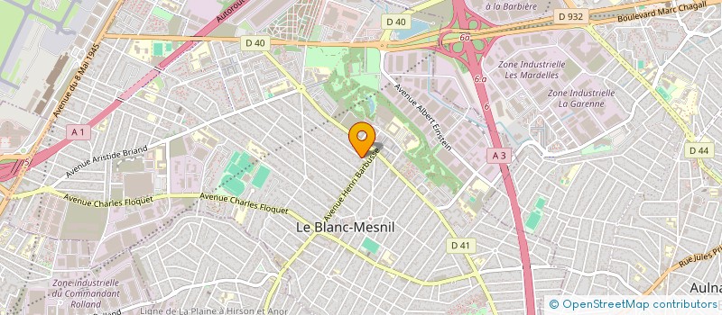 localisation de l'entreprise DIM à LE BLANC-MESNIL