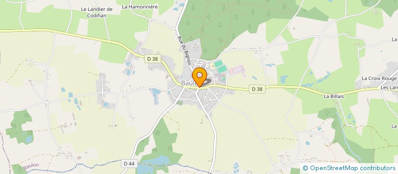 localisation de l'entreprise DIM' ALICE & MERVEILLES à BAULON