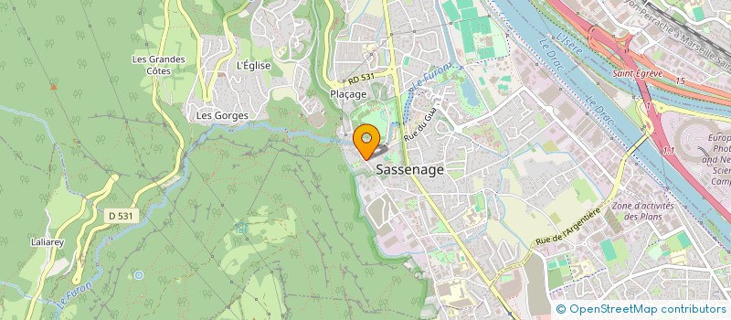 localisation de l'entreprise DIM AND GO  SASSENAGE