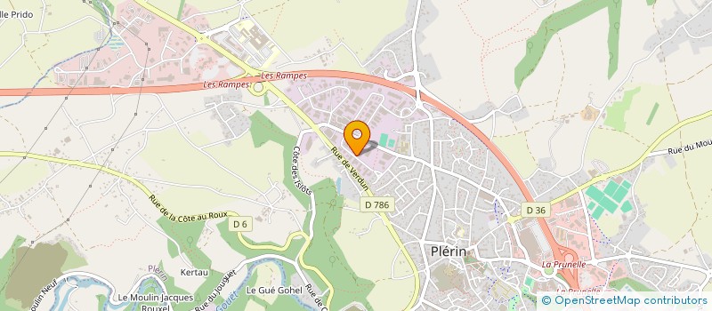 localisation de l'entreprise DIM'ARMOR SOCIETE NOUVELLE à PLERIN