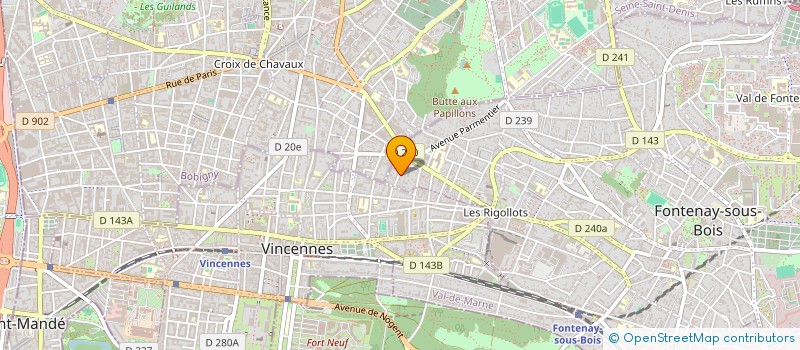localisation de l'entreprise DIM CONSULTING à FONTENAY-SOUS-BOIS