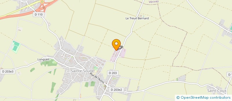 localisation de l'entreprise DIM DEPANNE  SAINTE-SOULLE