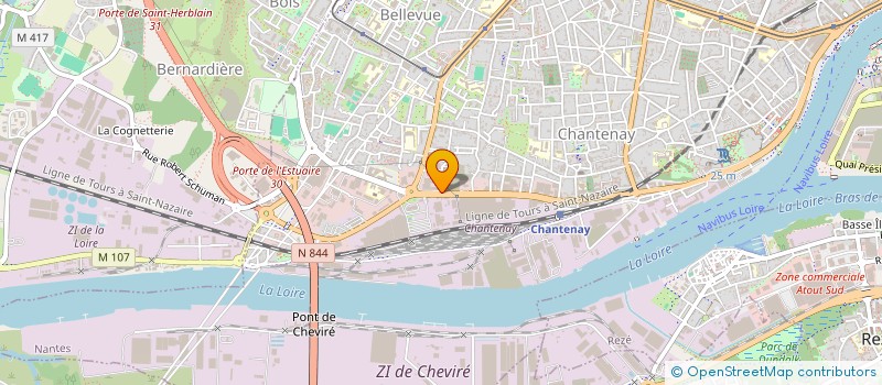 localisation de l'entreprise DIM NETTOYAGE à NANTES