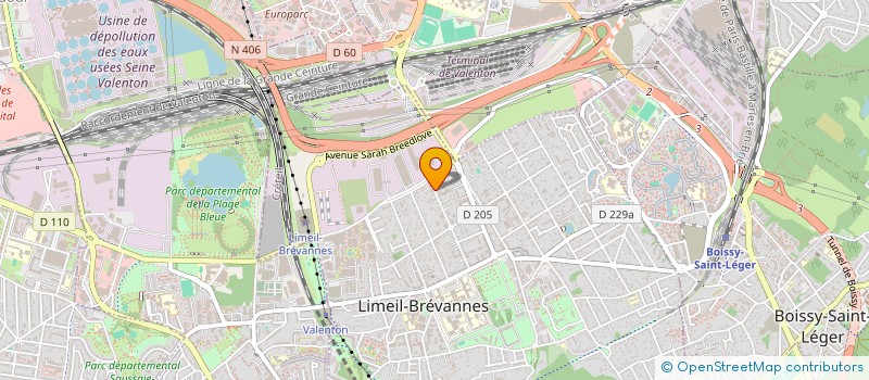 localisation de l'entreprise DIM PRO  LIMEIL-BREVANNES