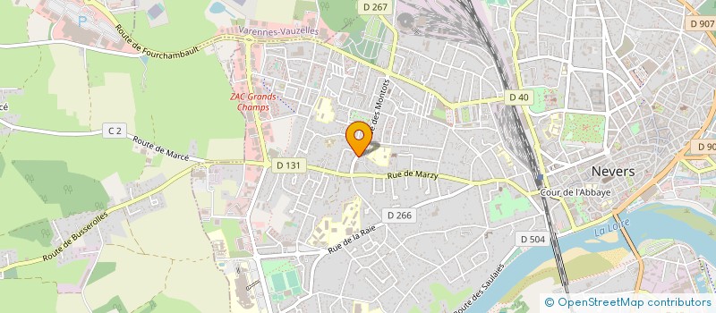 localisation de l'entreprise DIM RENOV' à NEVERS
