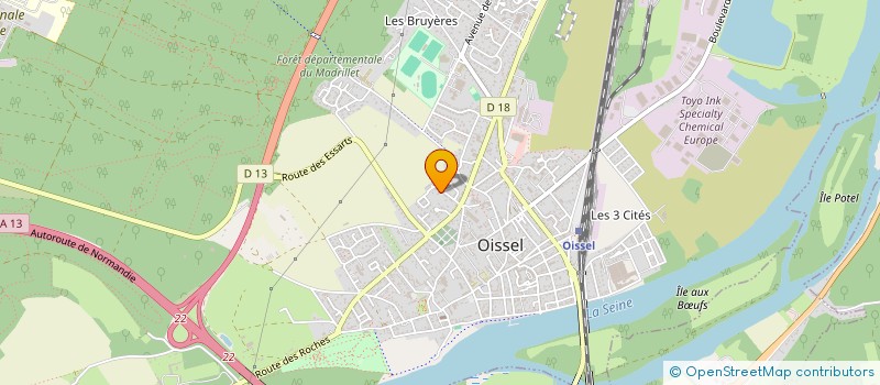 localisation de l'entreprise DIM ROC  OISSEL