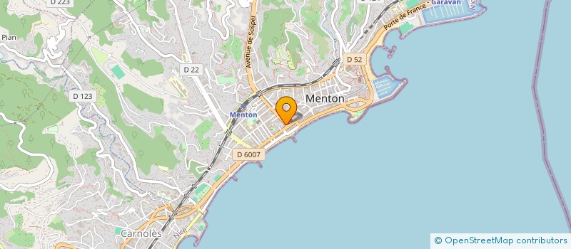 localisation de l'entreprise DIM SUM à MENTON