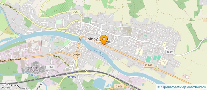 localisation de l'entreprise DIM TAXI à JOIGNY