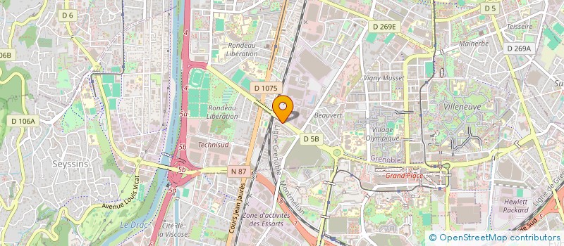 localisation de l'entreprise DIM VOLAILLES  GRENOBLE