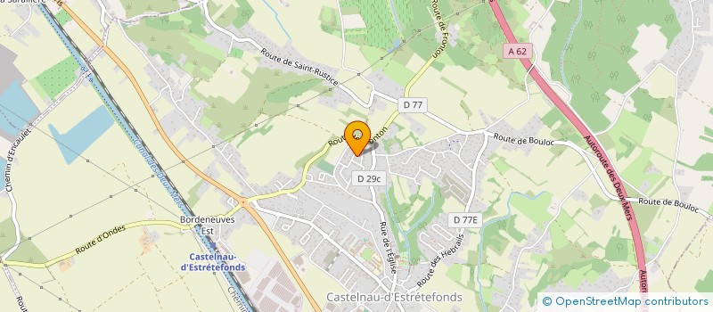 localisation de l'entreprise DIM2CS à CASTELNAU-D'ESTRETEFONDS