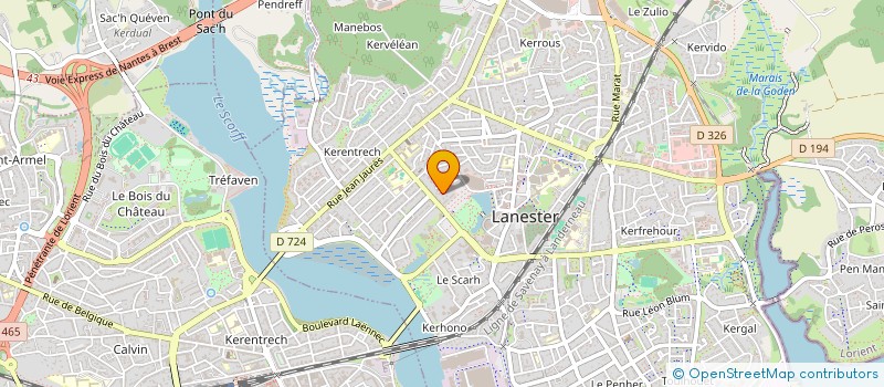 localisation de l'entreprise DIMA  LANESTER