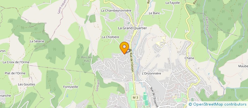 localisation de l'entreprise DIMA 42 IMMO  LE CHAMBON-FEUGEROLLES