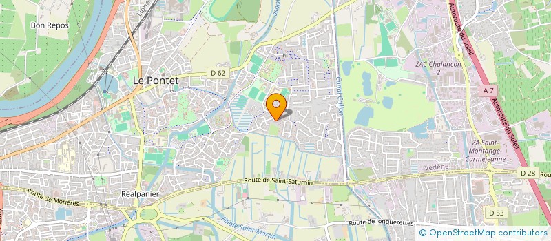 localisation de l'entreprise DIMA  LE PONTET