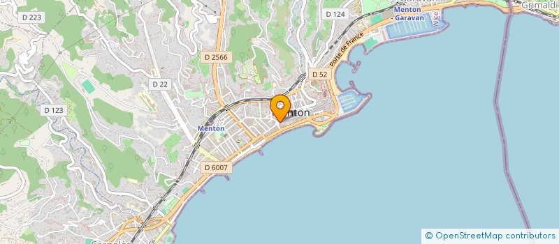 localisation de l'entreprise DIMA à MENTON